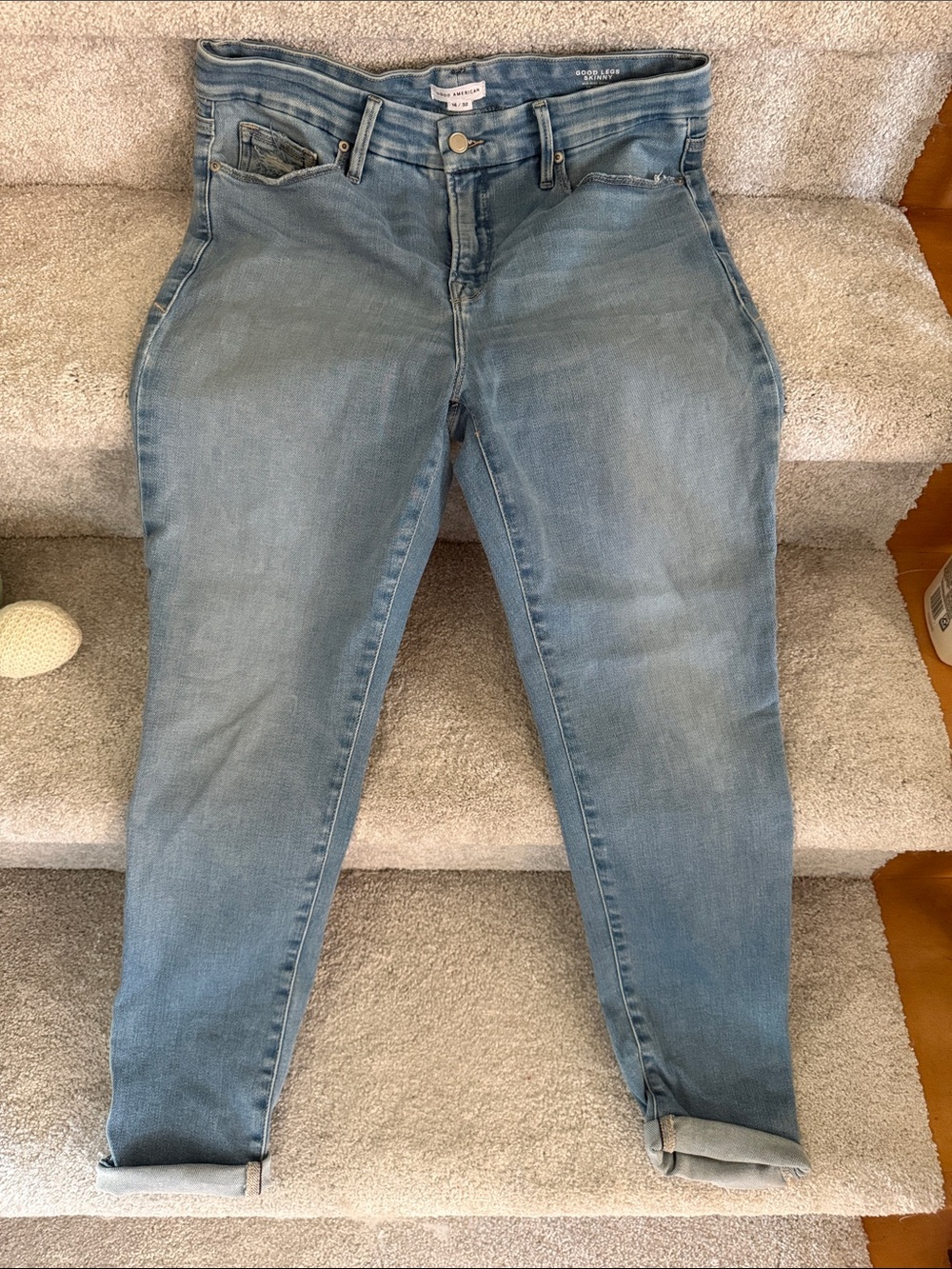 Good American Good Legs Light Blue Women’s Jeans - Stretch Skinny